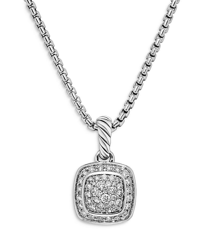 Womens Petite Albion Pendant Necklace with Pav Diamonds Product Image