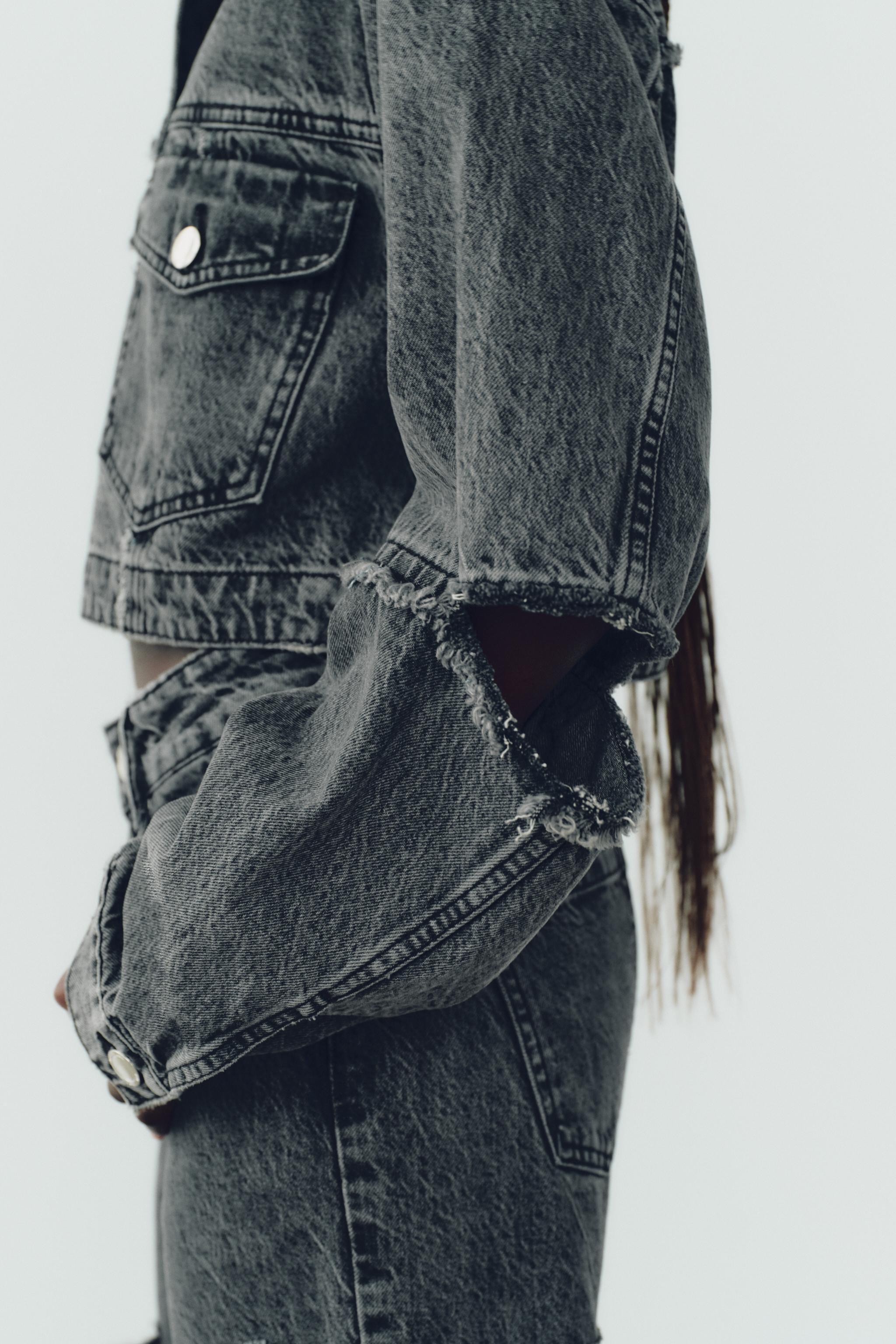 Z1975 CROP DENIM JACKET Product Image