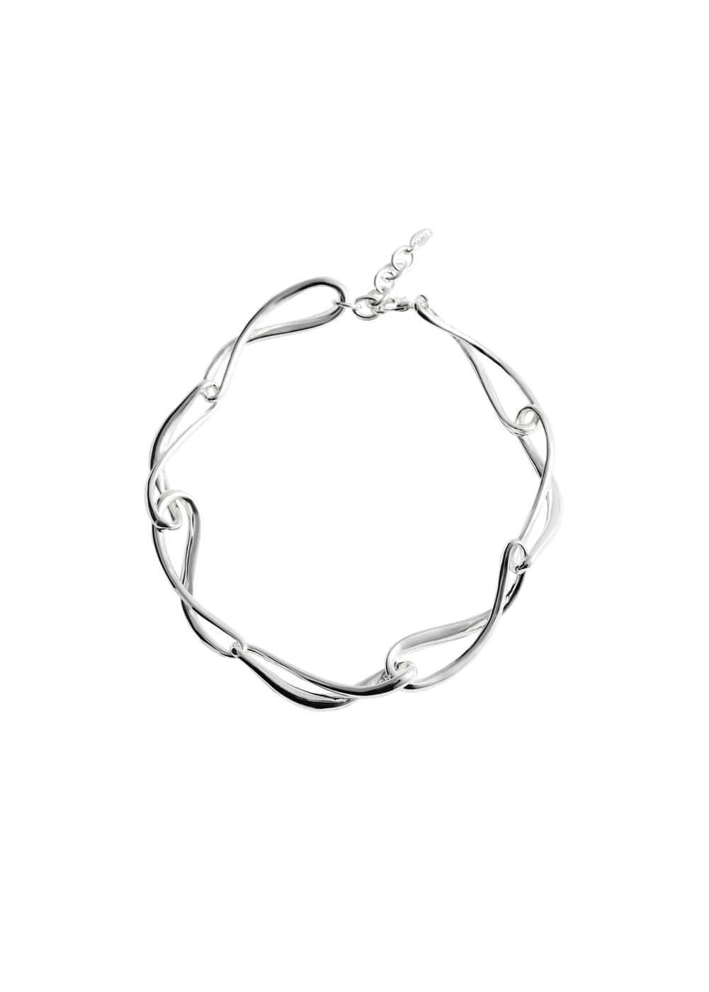 MANGO - Asymmetrical link necklace - One size - Women Product Image