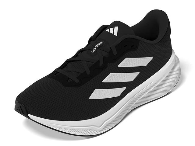 adidas Running Response White/Black) Men's Shoes Product Image