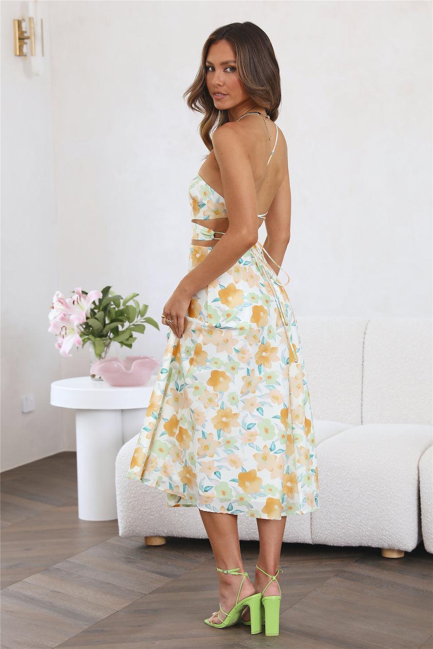 Beach Walks Midi Dress Floral Product Image