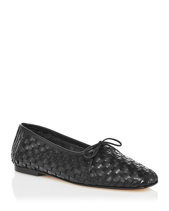 Freda Salvador Womens Jada Slip On Woven Bow Flats Product Image