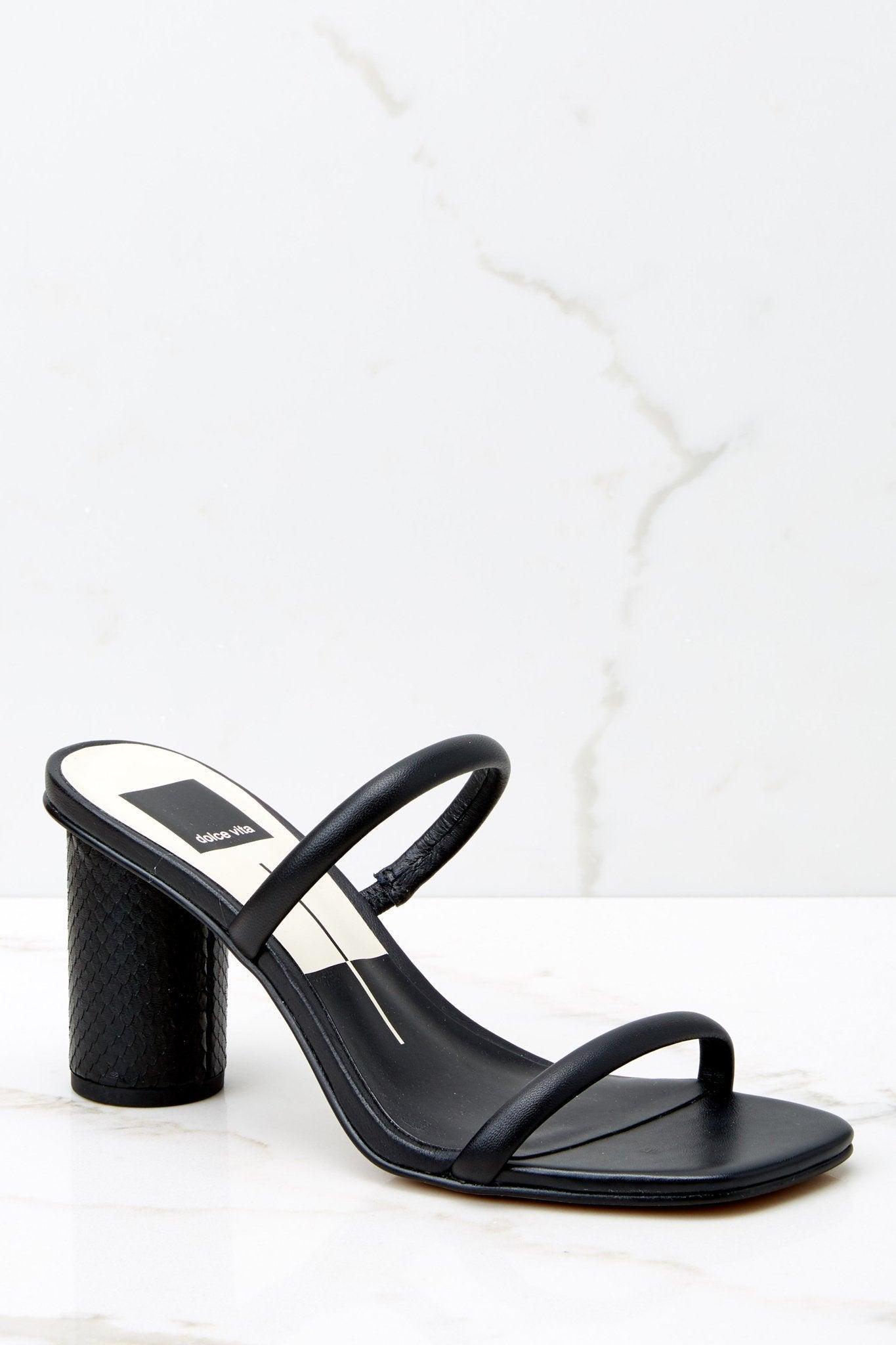 Noles Onyx High Heel Sandals Black Product Image