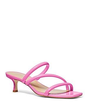 Michael Kors Womens Celia Square Toe Strappy Sandals Product Image