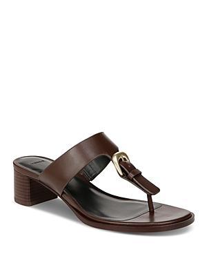 Womens Aubrey Leather Thong Sandals Product Image