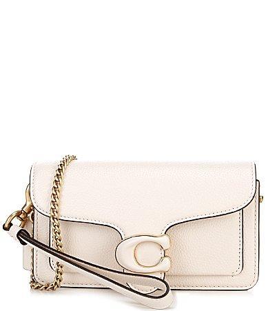 COACH Tabby Solid Polished Pebble Convertible Gold Chain Wristlet Crossbody Bag Product Image