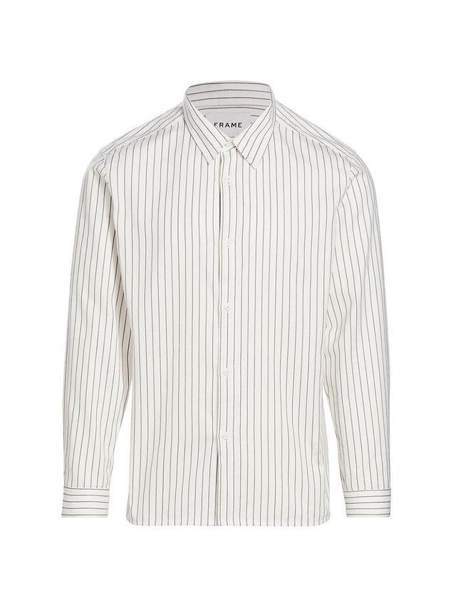 FRAME Classic Stripe Button-Up Shirt Product Image