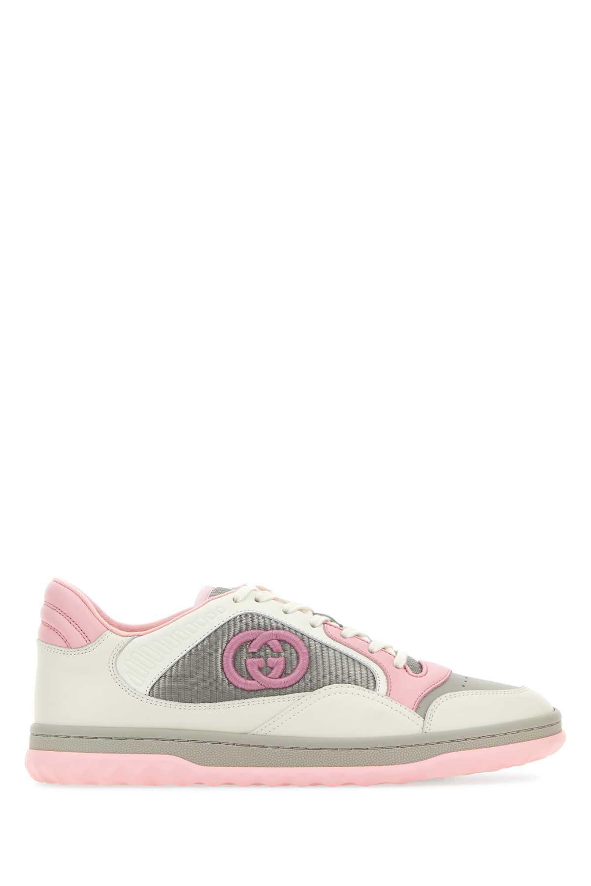 Mac80 Leather Sneakers In Pink Product Image