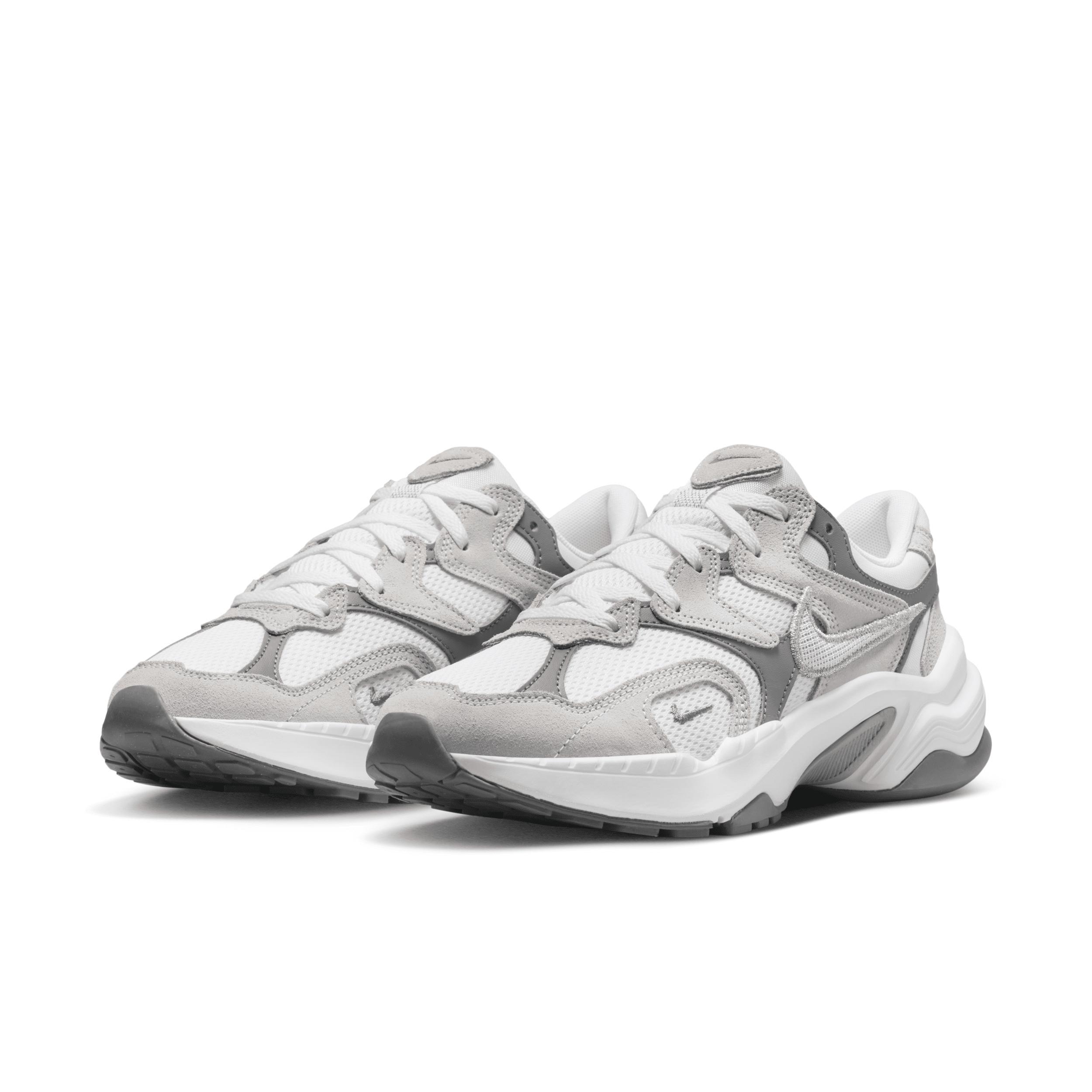 Nike Womens AL8 - Shoes White/Metallic Silver/Smoke Grey Product Image