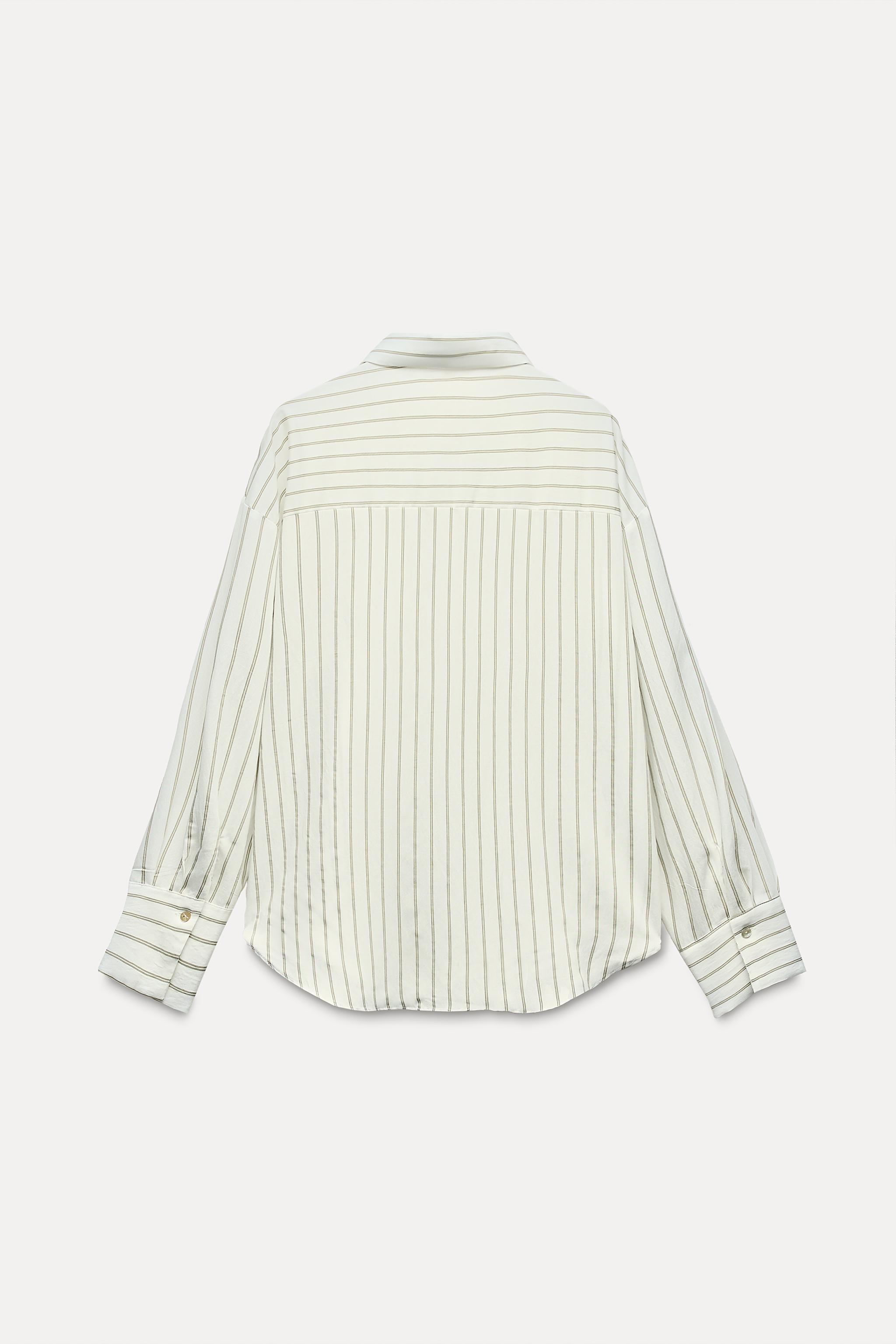 FLOWY STRIPED SHIRT Product Image