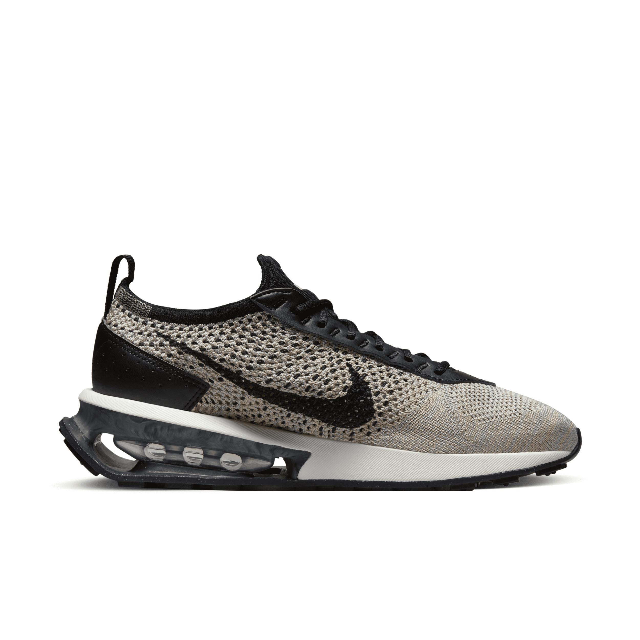 Nike Womens Air Max Flyknit Racer - Shoes Black/White product image