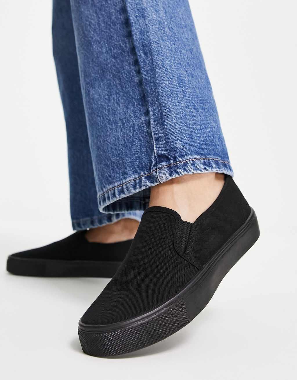 ASOS DESIGN Lucky pointed ballet flats Product Image