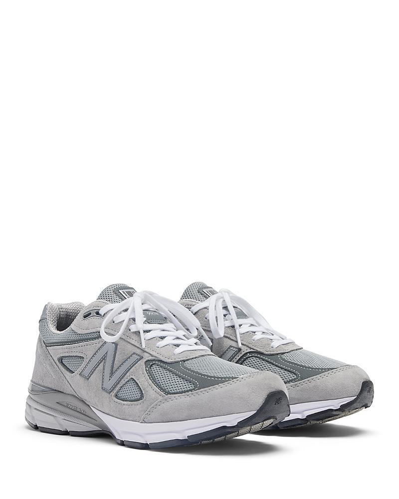 New Balance Mens New Balance 990 V4 - Mens Running Shoes Grey/White Product Image