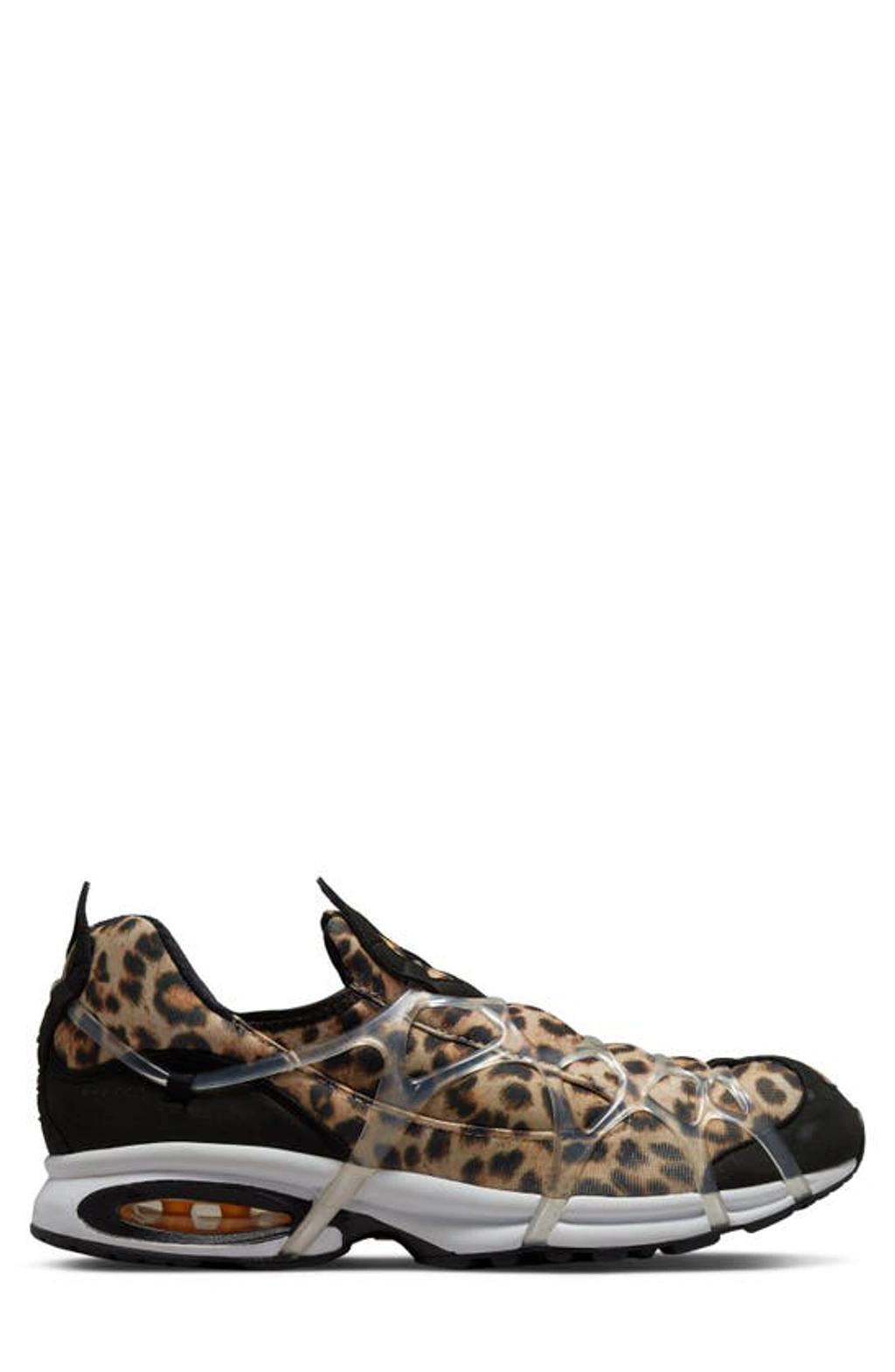 Air Kukini Leopard-print Sneakers In Black Product Image