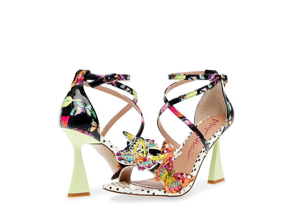 Blue by Betsey Johnson Trudie Heeled Sandals Butterfly) Women's 1-2 inch heel Shoes Product Image