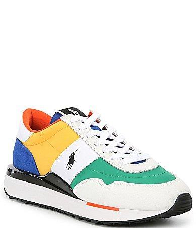 Polo Ralph Lauren Mens Train 89 Lace-Up Sneakers Product Image