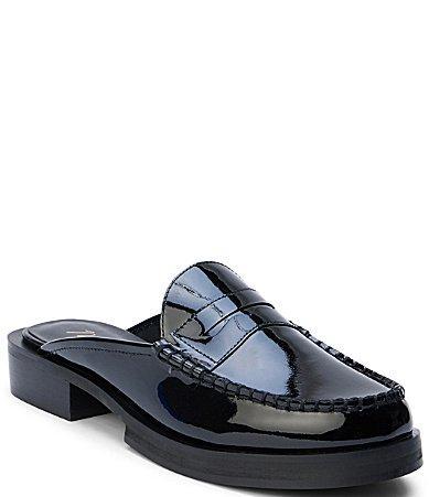 Matisse Tasha Patent Leather Penny Loafer Platform Mules Product Image