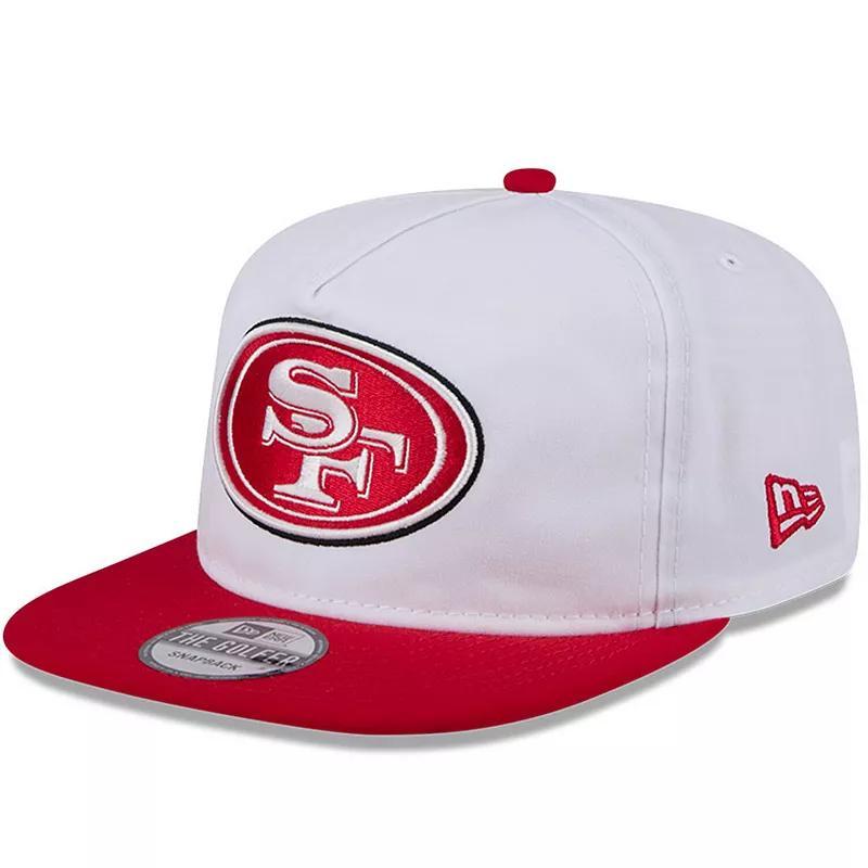 Mens New Era /Scarlet San Francisco 49ers 2024 NFL Training Camp Golfer Snapback Hat Product Image