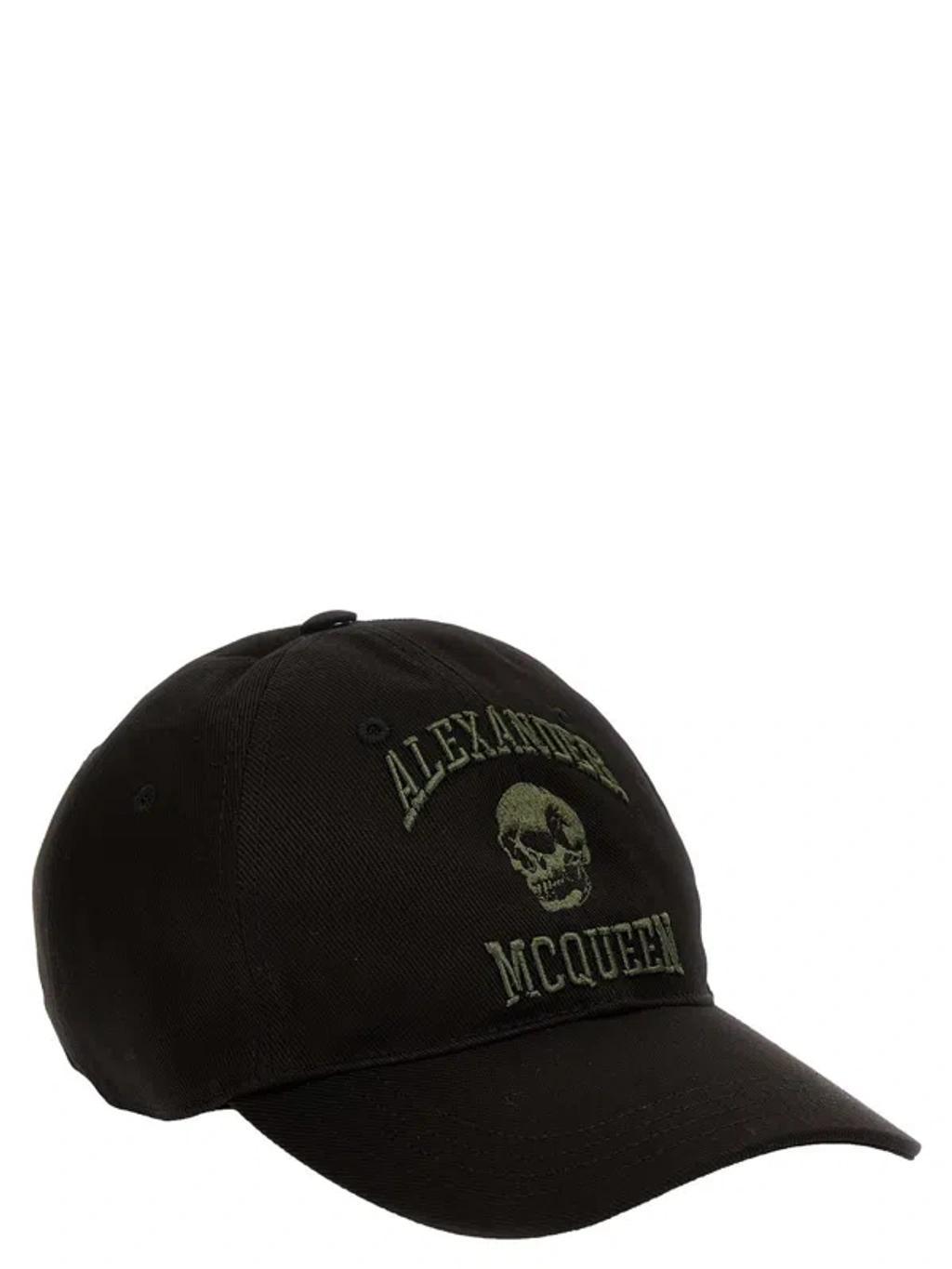 Logo-embroidered Cap In Black Product Image