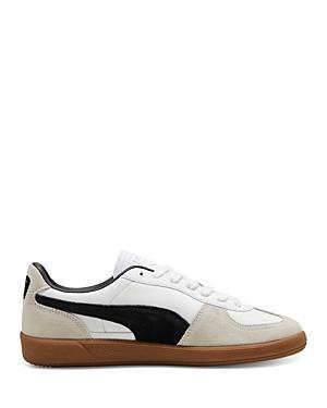 PUMA Mens PUMA Palermo Leather - Mens Shoes Black/Gum/Feather Grey Product Image