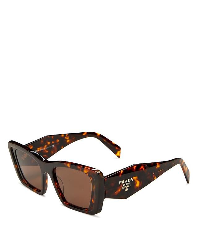 Geometric Rectangle Acetate Sunglasses Product Image