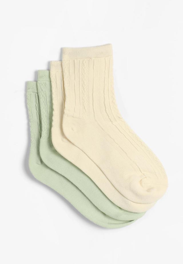 Maurices Womens 2 Pack Pointelle Shorts Crew Socks Green Size One Size Product Image