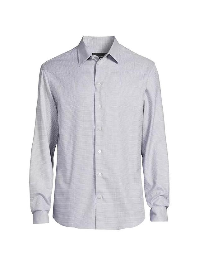 Cotton Button-Front Sportshirt Product Image