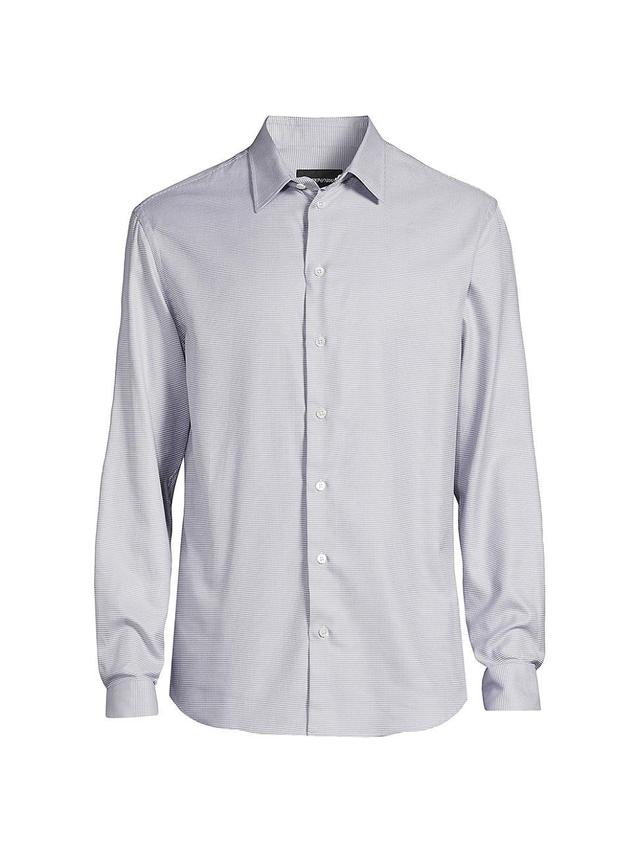 Mens Cotton Button-Front Sportshirt Product Image