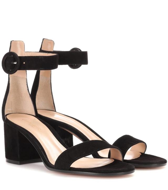 GIANVITO ROSSI Sandals In Black Suede Product Image