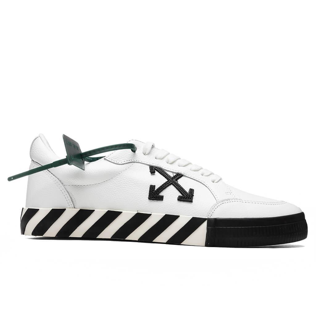 Low Vulcanized Calf Leather - White/Black Male Product Image