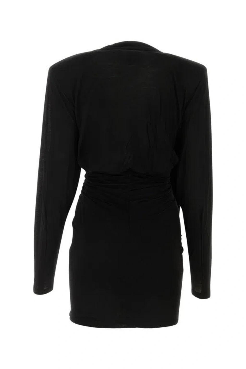 Draped Long In Black Product Image