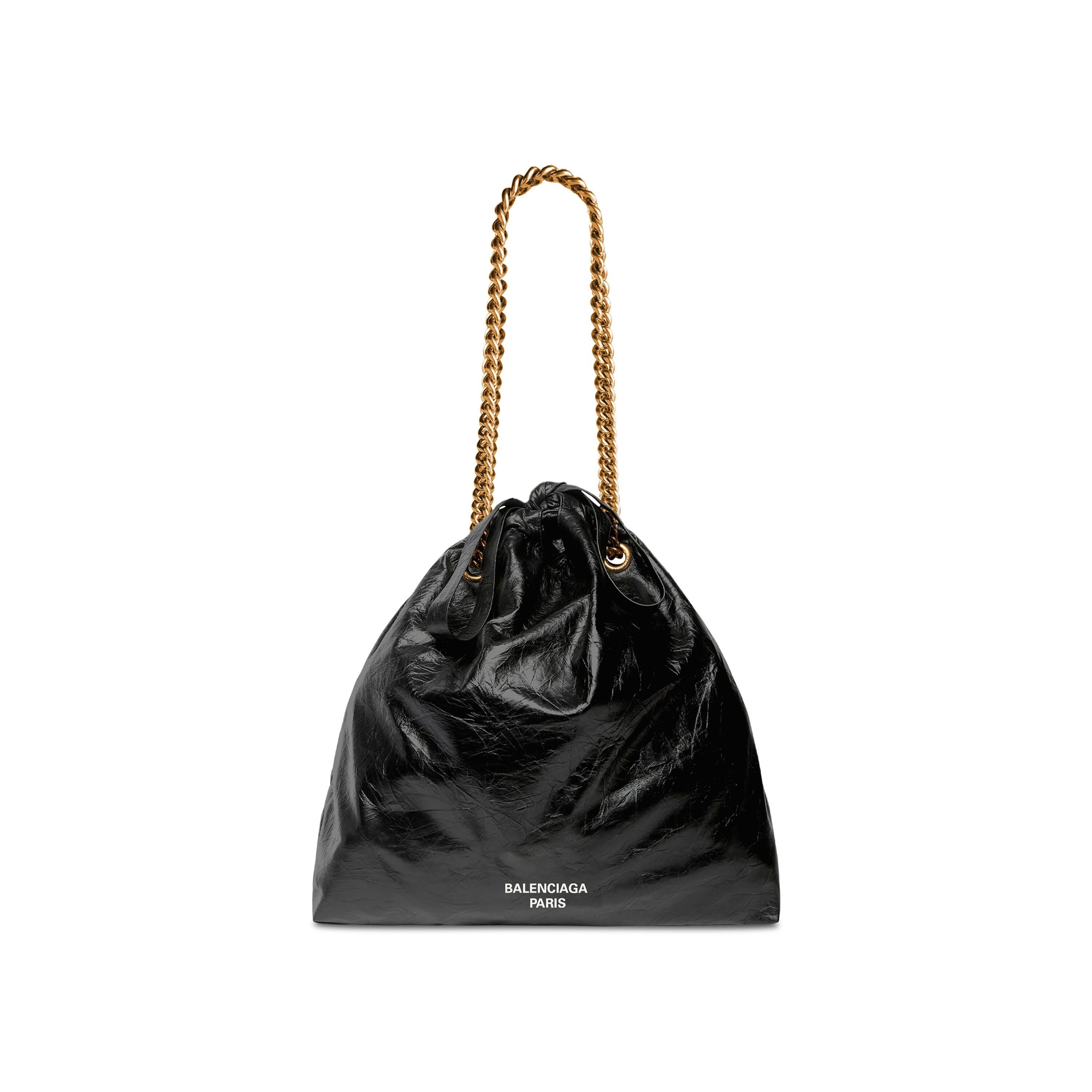 Women's Crush Medium Tote Bag in Black Product Image