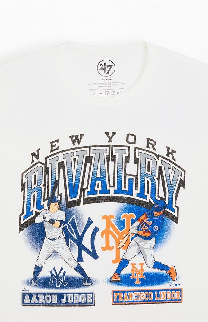 47 Brand Men's NY Yankees Mets Baseball Rivalry T-Shirt Product Image