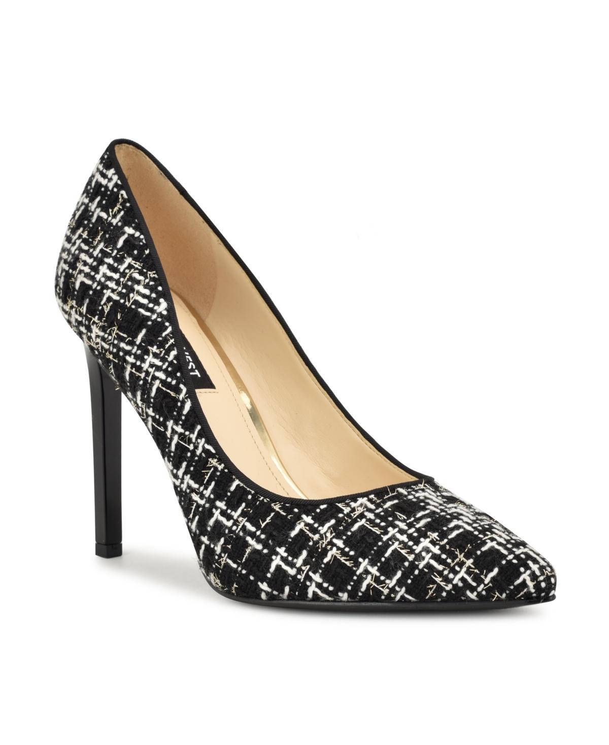 Nine West Tatiana Pump White Houndstooth) High Heels Product Image