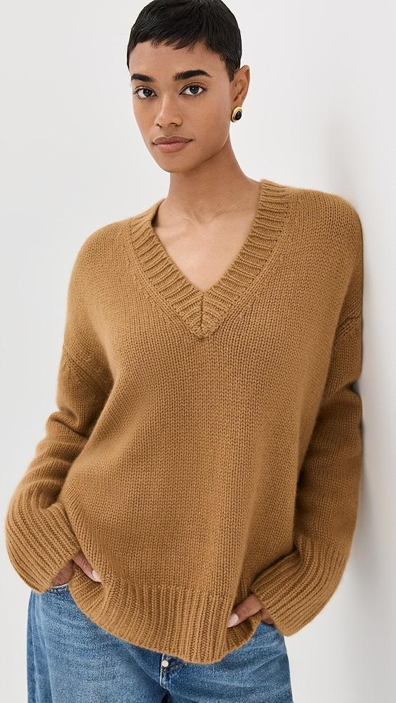 Sablyn Nylah Boyfriend Cashmere V-Neck Sweater | Shopbop Product Image