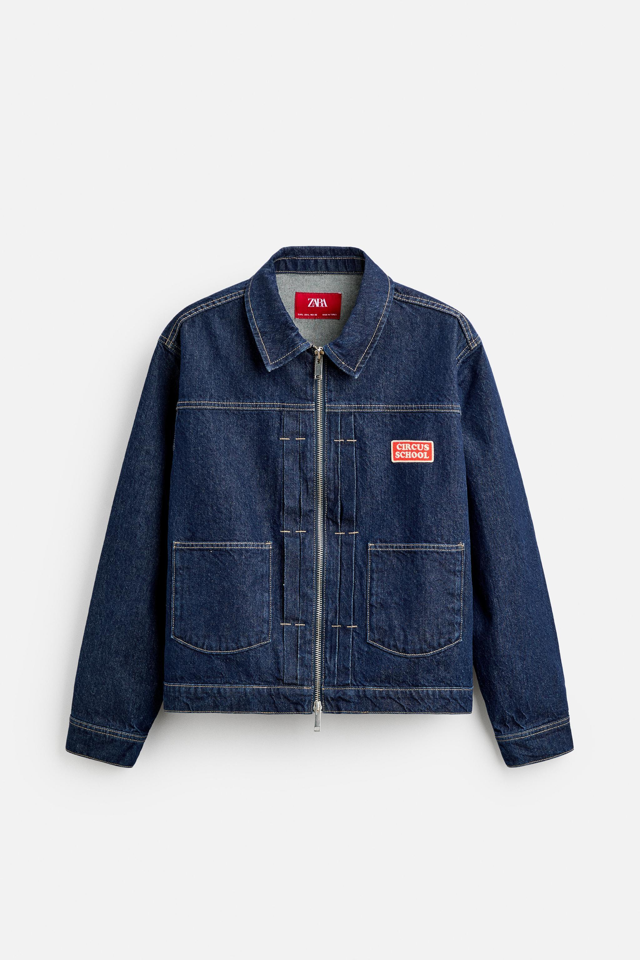 PLEATED DENIM JACKET X HARRY LAMBERT Product Image