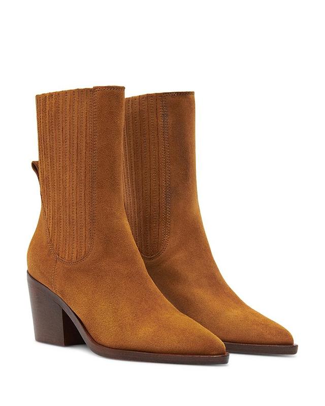 ba & sh Womens Bottines Pull On Pointed Toe Chelsea Boots Product Image