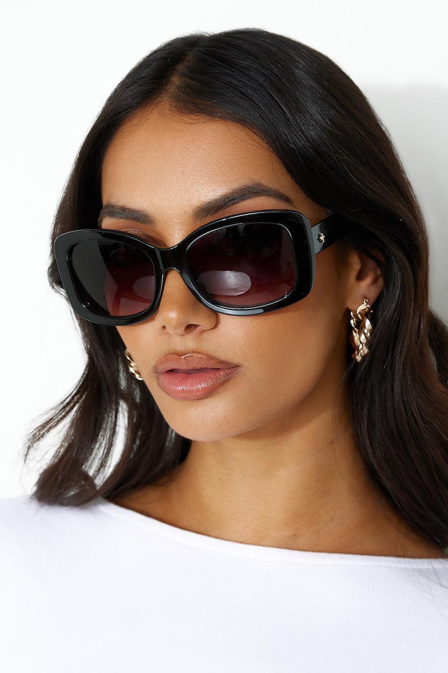 PETA AND JANE Tiffany Sunglasses Black Black Product Image