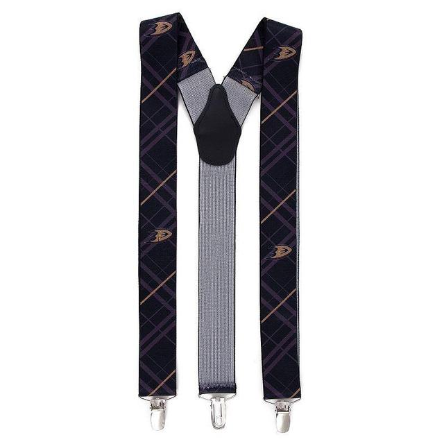 Mens Black Anaheim Ducks Suspenders Product Image