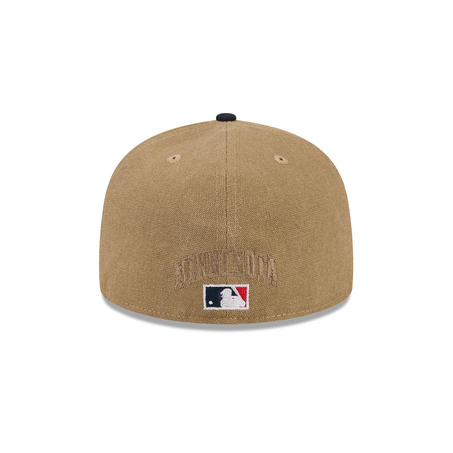 Minnesota Twins Canvas Crown 59FIFTY Fitted Hat Male Product Image