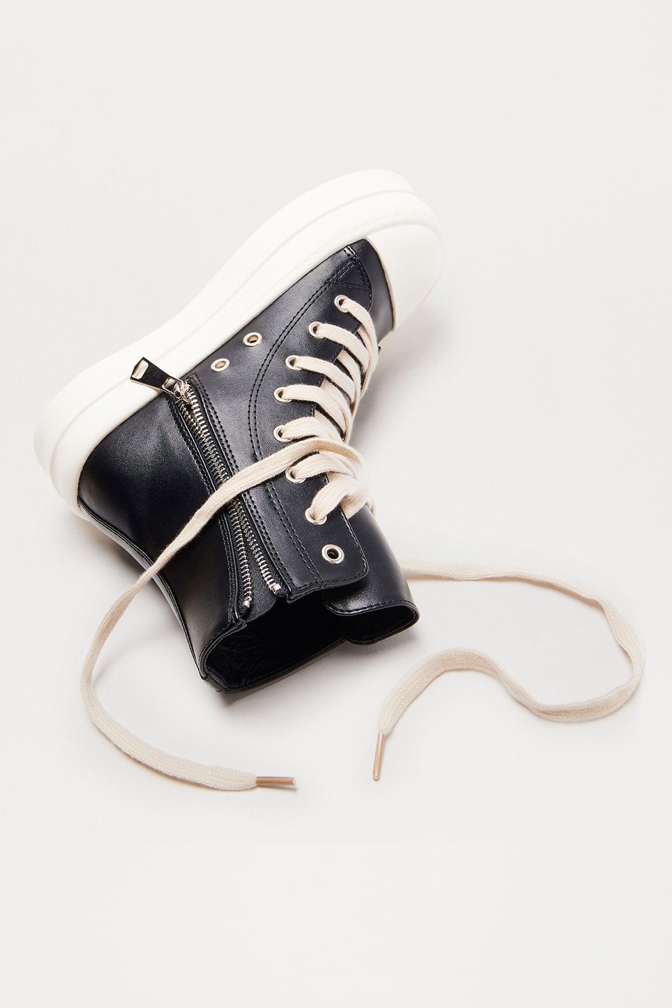 Crew Platform Sneakers - Black Product Image