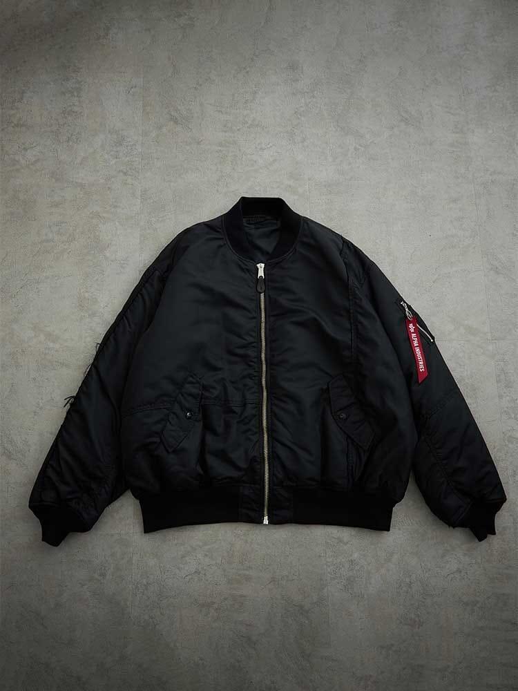 ALPHA X MASTERMIND MA-1 BOMBER JACKET Male Product Image