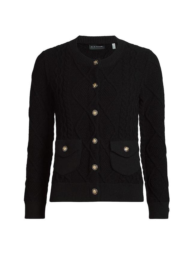 Womens The Amira Cable-Knit Cardigan Product Image