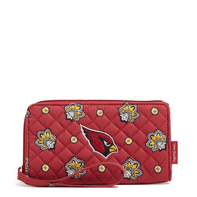 Vera Bradley NFL RFID Front Zip Wristlet Women in Arizona Cardinals Bandana Product Image