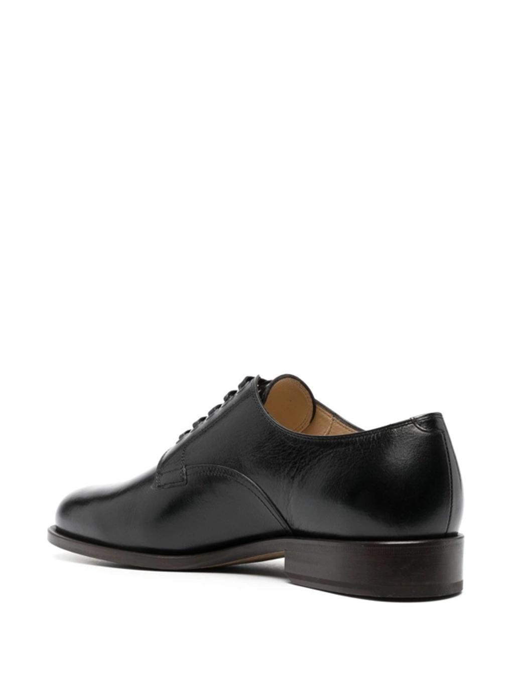 Lace-up Derby Shoes In Br499 Forest Brown Product Image