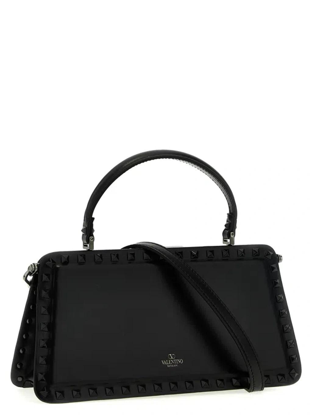 VALENTINO GARAVANI Rockstud Handbag In Black Product Image