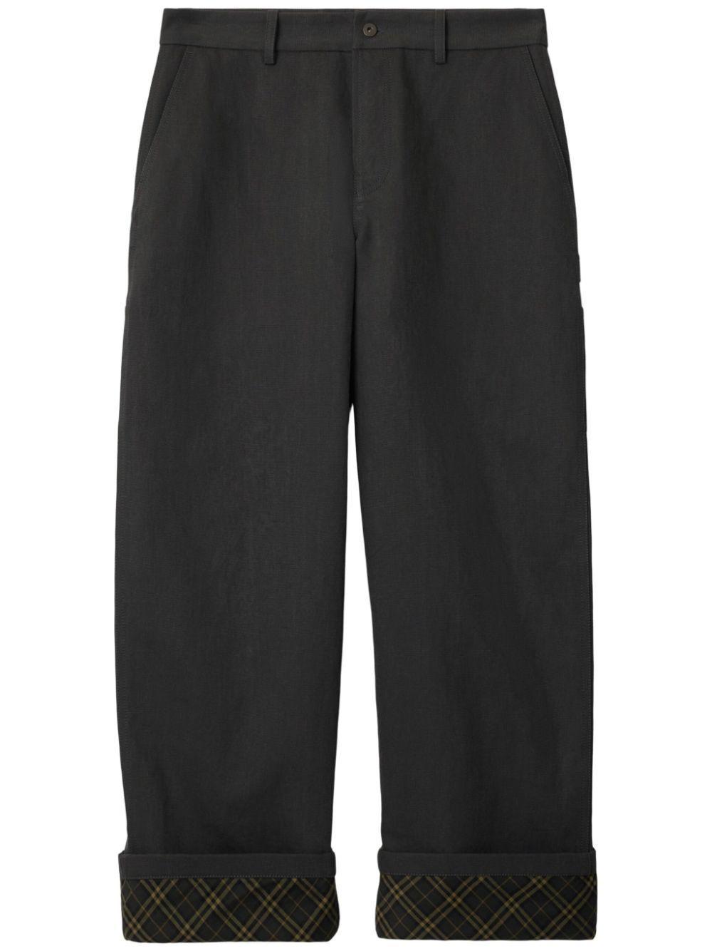 BURBERRY Rocking Horse Pants In Black Product Image