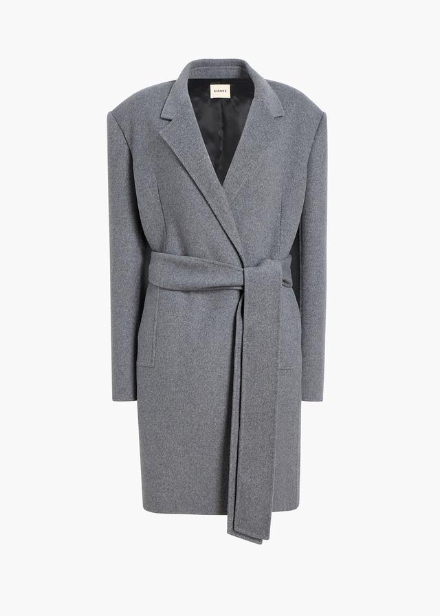 Annly Coat in Grey Melange Product Image