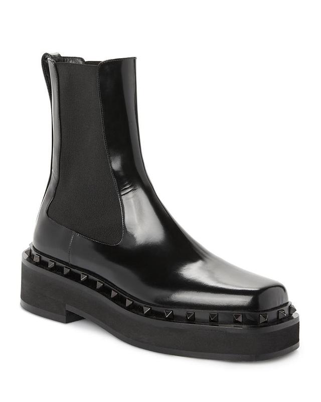 Rockstud Beatle Leather Chelsea Boots Product Image