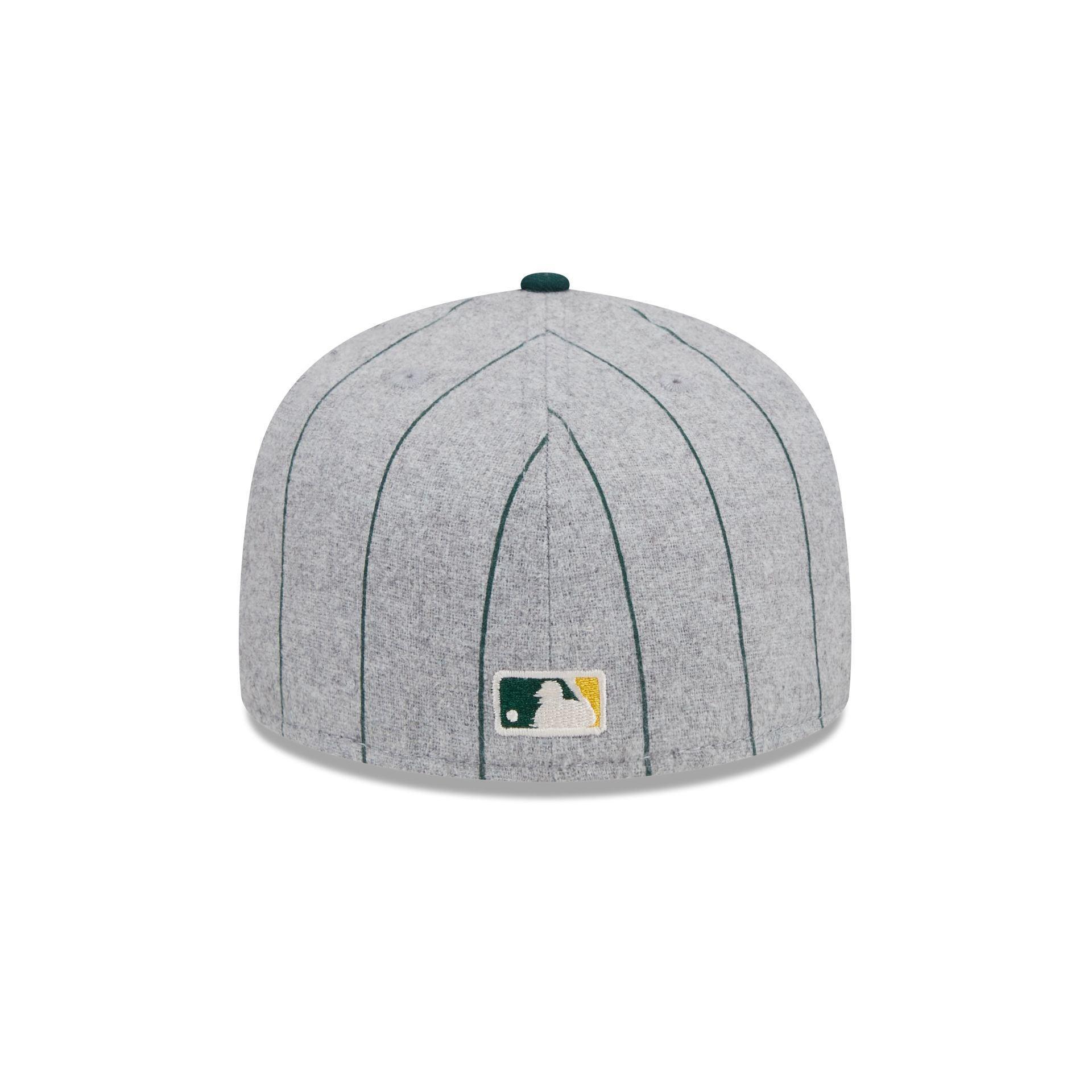 Oakland Athletics Heather Pinstripe 59FIFTY Fitted Hat Male Product Image